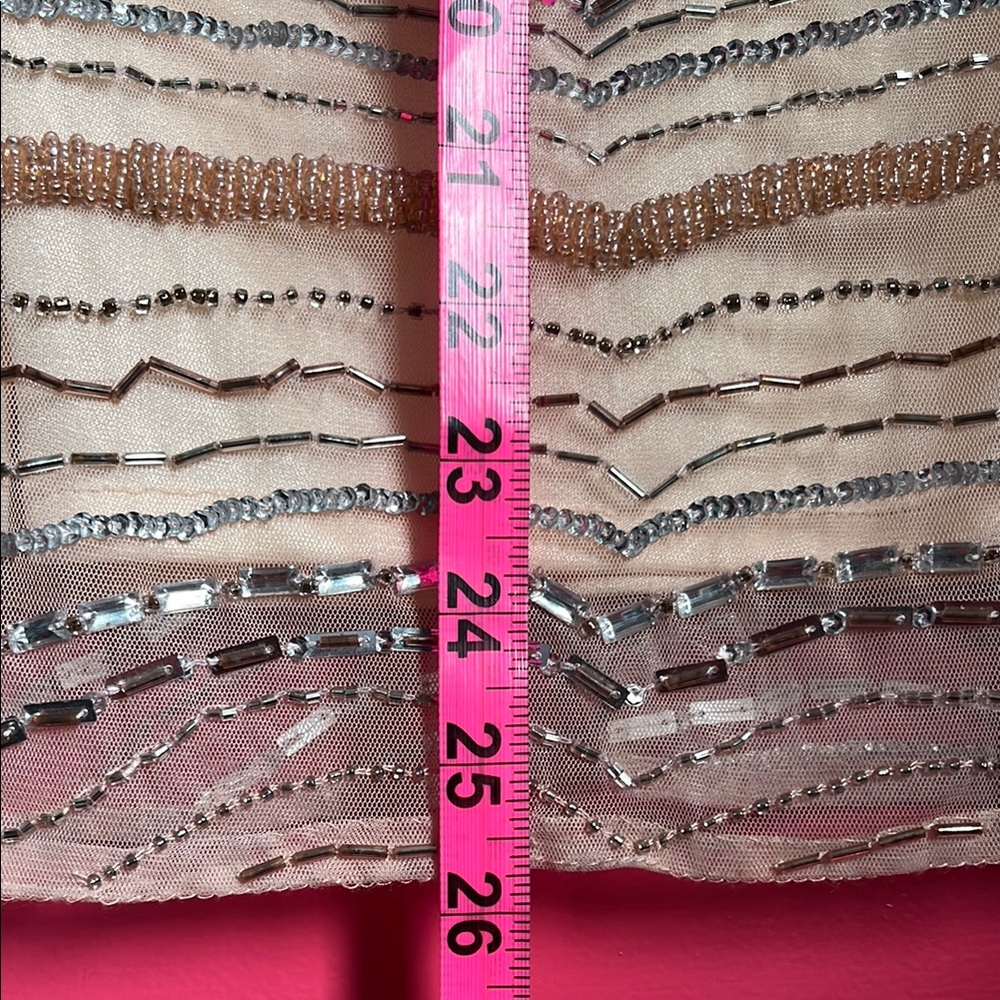 NWT Primavera Couture Gold and Silver Embellished Dress - Picture 6 of 17